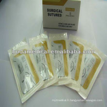 Suture chirurgicale absorbable Chromic Catgut Suture